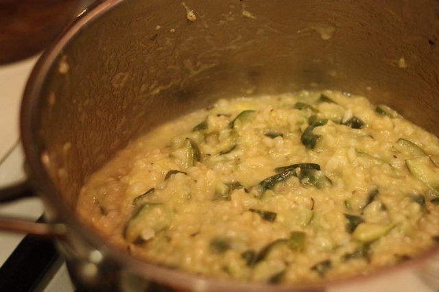 Zucchini Parmesan Risotto