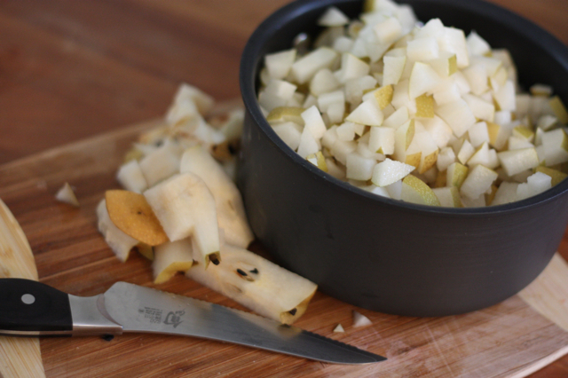 Diced Asian Pears